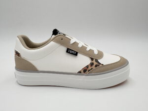 Sydney white/tan print